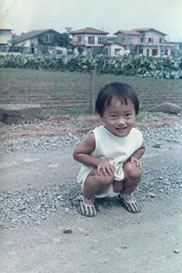 入沢ゆたか　幼少時写真