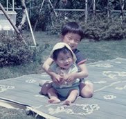 所沢生まれの弟と一緒に